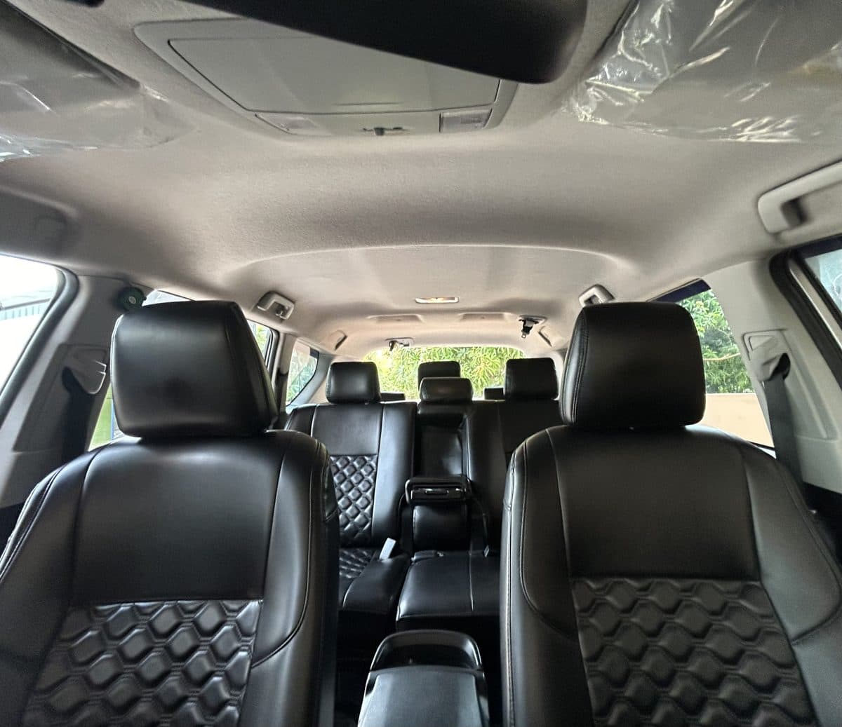 Innova Crysta taxi spacious leather interior — Chennai chauffeur-driven cab